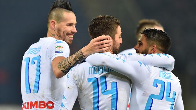 Serie A, Roma-Nápoles: Un doblete de Mertens pone en sobreaviso al Real Madrid (1-2)