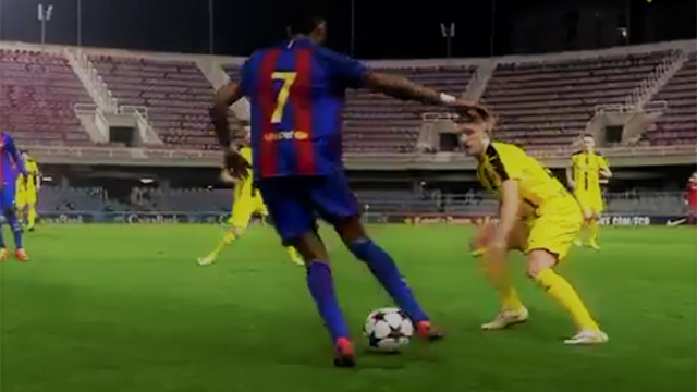 Roulette, double contact : La chevauchée fantastique d’un jeune du Barça