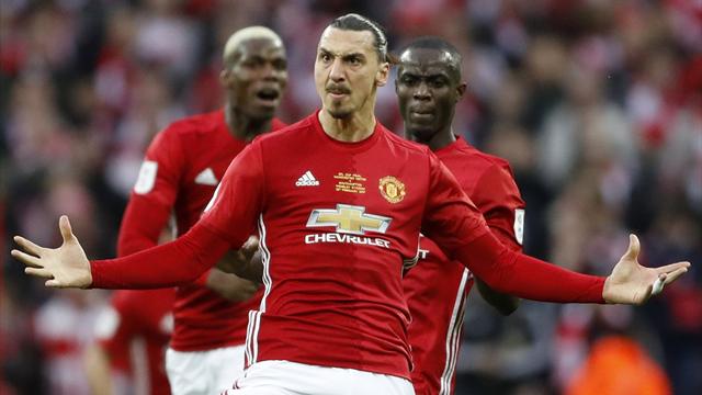 Late Ibrahimovic winner secures EFL Cup for Man Utd