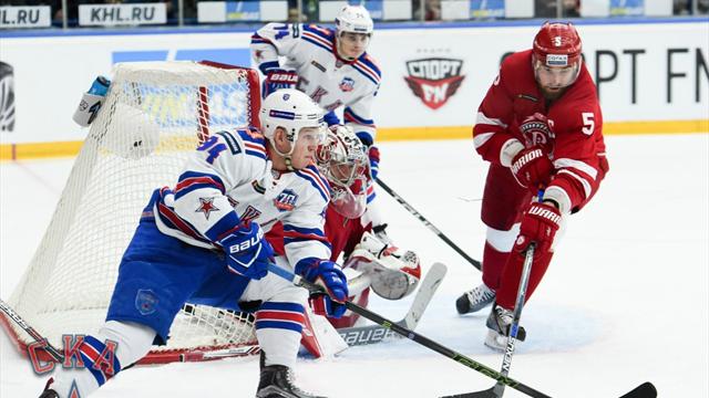 СКА уничтожил «Витязь» 7:1 и вышел в полуфинал конференции