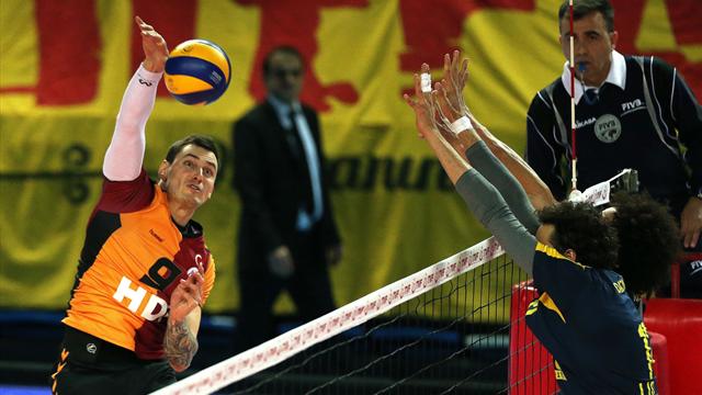 Maccabi Tel Aviv'i eleyen Galatasaray HDI Sigorta, yarı finale yükseldi