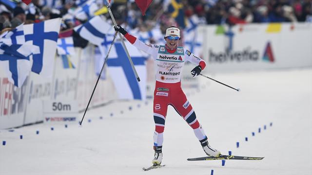 Staffel-Finale: 17. Gold für Björgen - Schweden schlägt Finnland Staffel-Finale: 17. Gold für Björgen - Schweden schlägt Finnland