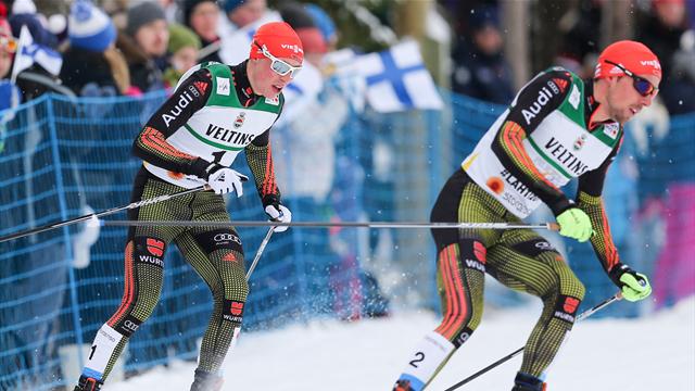 Kombinierer Rydzek/Frenzel nach Teamsprint-Springen auf Platz zwei