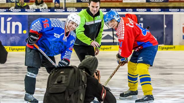ERC stars unite for charity ice hockey match