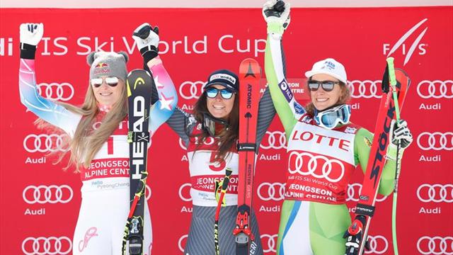 Sofia Goggia se estrena en Jeongseon