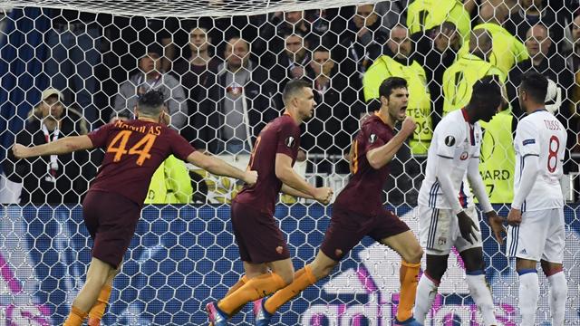 EN DIRECT : L'OL mené sur son terrain par l'AS Rome à la pause (1-2)