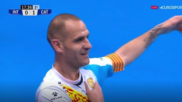 Copa de España, Movistar Inter-Catgas Energía: Golazo de Dani Salgado tras un genial saque de Prieto Copa de España, Movistar Inter-Catgas Energía: Golazo de Dani Salgado tras un genial saque de Prieto