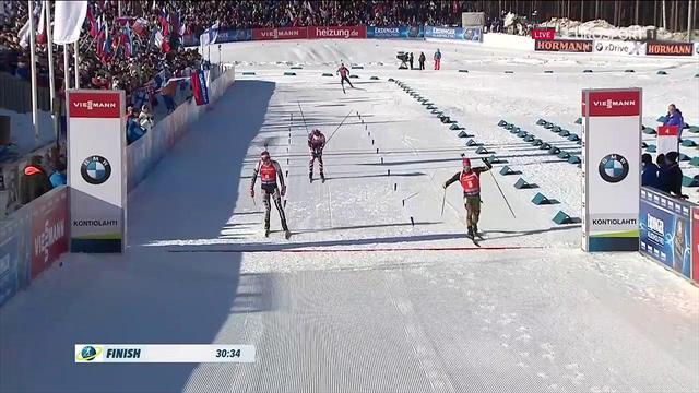 Peiffer vince l’inseguimento a Kontiolahti, Lukas Hofer chiude al 6° posto