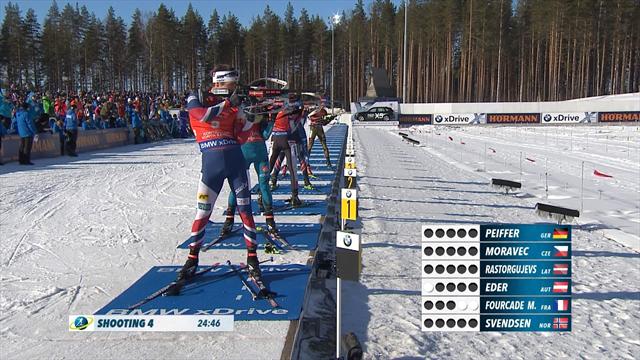 Fourcade a fait la course en tête... avant de craquer sur le dernier tir : le résumé de la poursuite Fourcade a fait la course en tête... avant de craquer sur le dernier tir : le résumé de la poursuite
