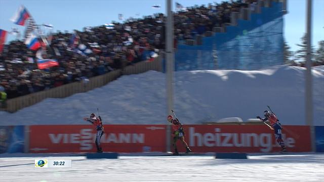 Comment Peiffer a réglé Eder et Svendsen au sprint : le finish en vidéo Comment Peiffer a réglé Eder et Svendsen au sprint : le finish en vidéo