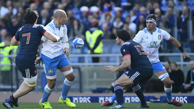 Seis Naciones, Italia-Francia: Con todo perdido, baño de estima (18-40)