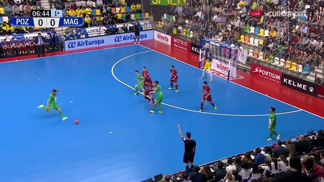 Copa de España, ElPozo Murcia-Magna Gurpea: Araça marca un golazo en la primera parte Copa de España, ElPozo Murcia-Magna Gurpea: Araça marca un golazo en la primera parte