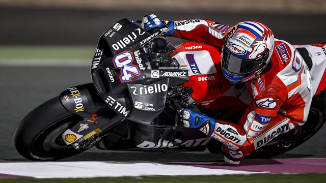 Dovizioso: "La carena? Gli ingegneri hanno fatto un bel lavoro". Rossi: "Il 2° tempo dà morale"