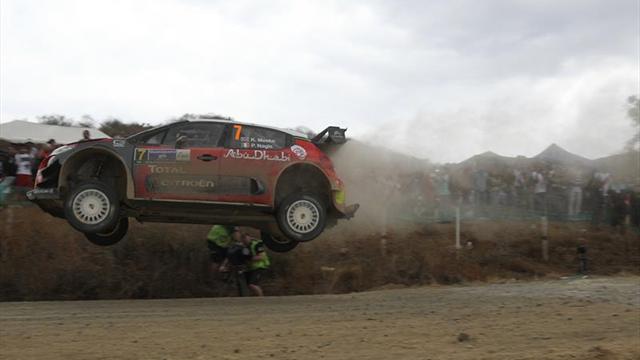 Meeke sigue líder en México y mantiene a raya al francés Ogier