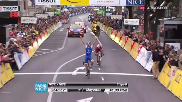 Contador ci prova: fa la volata, ma perde la Parigi-Nizza per 2" Contador ci prova: fa la volata, ma perde la Parigi-Nizza per 2"