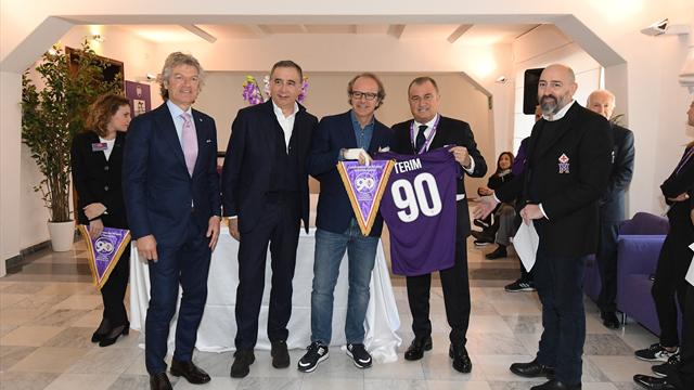 Fiorentina'dan Terim ve Ranieri'ye 90. yıl jesti