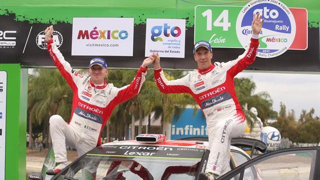Meeke gana con susto en México y Ogier, segundo, recupera el liderato