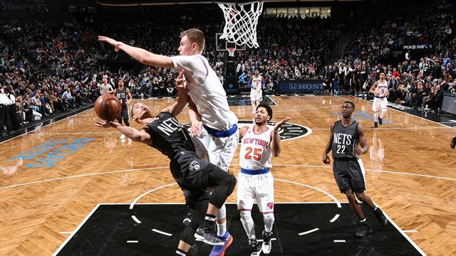 Le contre parfait de Porzingis, Irving trop rapide : le Top 5 de la nuit