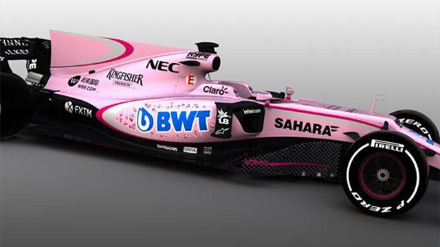 Un rose synonyme de joli pactole pour Force India