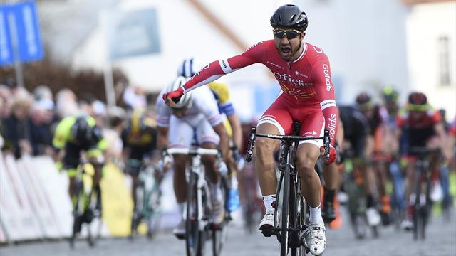 Avec une énorme marge, Bouhanni a signé son premier succès de la saison Avec une énorme marge, Bouhanni a signé son premier succès de la saison