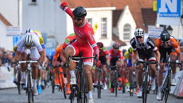 El puñetazo que más necesitaba Nacer Bouhanni antes de la Milán-San Remo