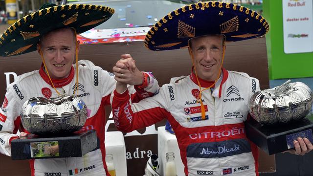 Meeke vainqueur, Ogier aux commandes