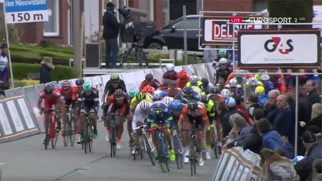 Der Sprint um den Sieg bei Handzame Classic Der Sprint um den Sieg bei Handzame Classic