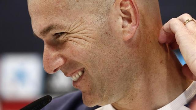 Zidane, sobre las bolas calientes: "Me río y ya está"