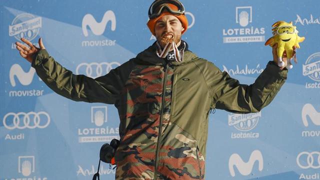 Staale Sandbech gana el oro para Noruega en el Big Air de snowboard