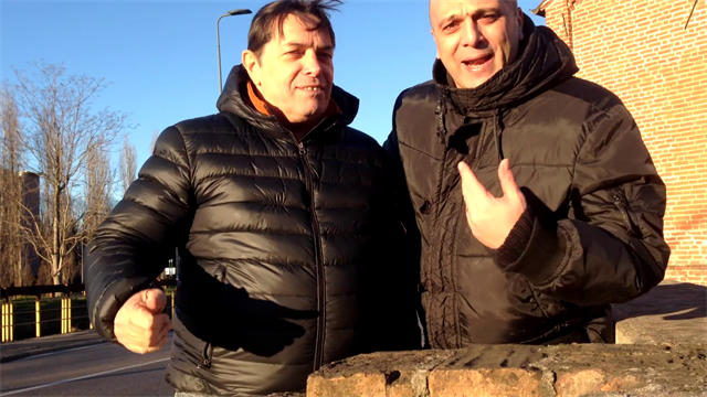 Riccardo Magrini e Salvo Aiello presentano la Milano-Sanremo Riccardo Magrini e Salvo Aiello presentano la Milano-Sanremo