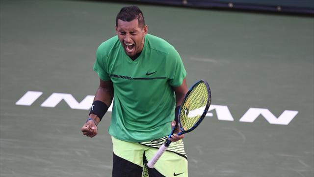 Roger Federer advances after ill Nick Kyrgios withdraws from Indian Wells