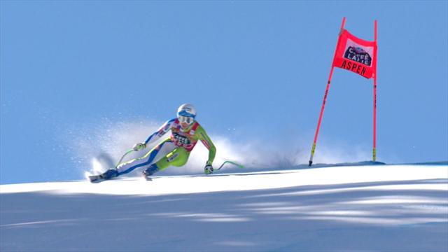 Shiffrin wins Crystal Globe as Stuher pulls out of slalom Shiffrin wins Crystal Globe as Stuher pulls out of slalom