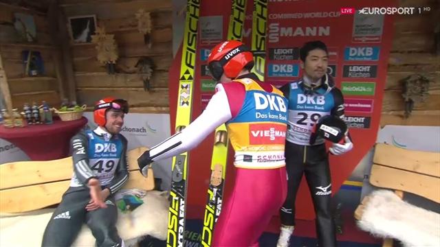 Nerven-Duell: Frenzel kontert Rydzek im Springen Nerven-Duell: Frenzel kontert Rydzek im Springen