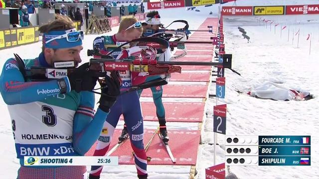 Die Entscheidung: Fourcade patzt beim Parallel-Schießen Die Entscheidung: Fourcade patzt beim Parallel-Schießen