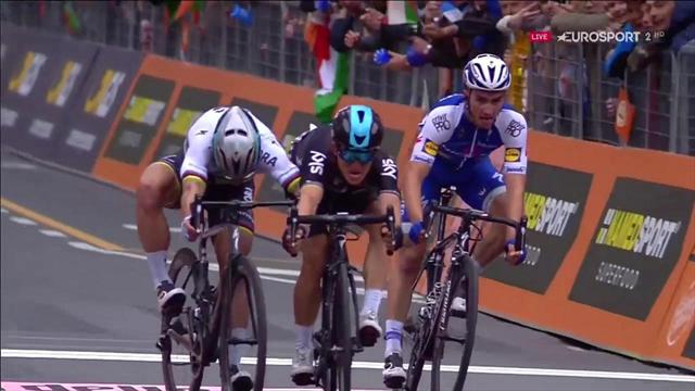 Fotofinish! Kwiatkowski fängt Sagan ab