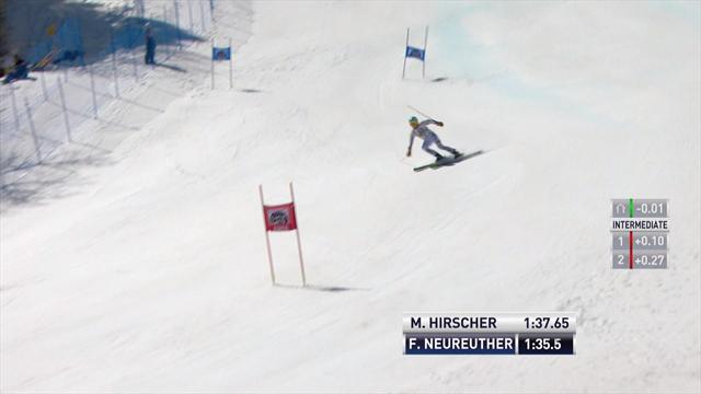 Hirscher, Shiffrin claim crystal globes in Aspen giant slalom Hirscher, Shiffrin claim crystal globes in Aspen giant slalom
