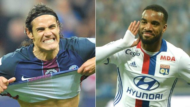 Cavani/Lacazette, duel au sommet Cavani/Lacazette, duel au sommet