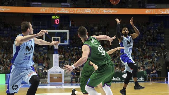 66-78. El Estudiantes baja de la nube europea al Unicaja