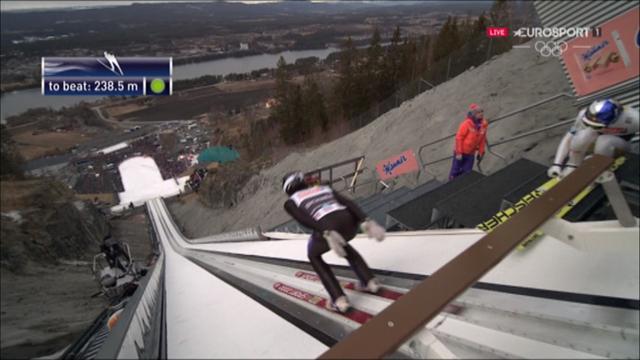 What the f...?! Amerikaner fliegt auf 244,5 Meter What the f...?! Amerikaner fliegt auf 244,5 Meter