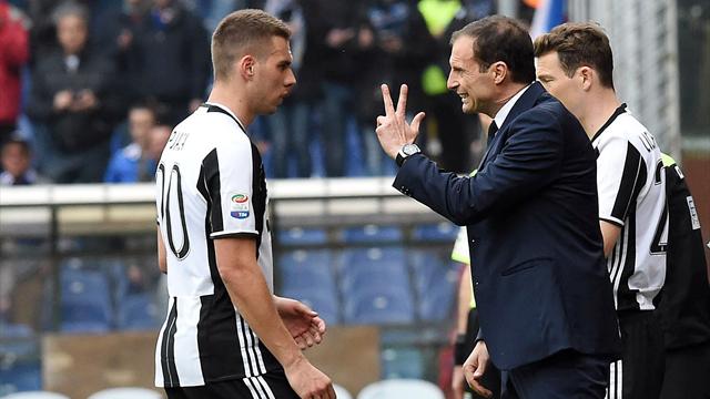 Allegri: "Gran primo tempo: ora ho bisogno di tutti per il finale di stagione"