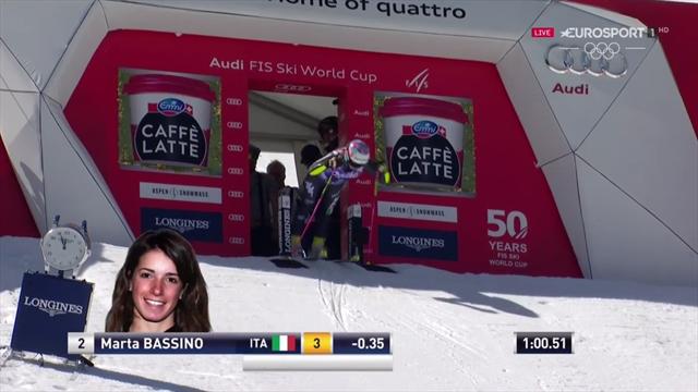Marta Bassino terza nel gigante di Aspen: la sua seconda manche Marta Bassino terza nel gigante di Aspen: la sua seconda manche