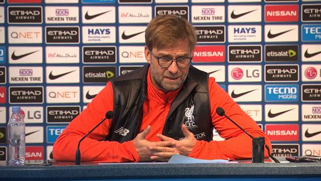 Jurgen Klopp: ‘I can’t run around after draw at Manchester City’ Jurgen Klopp: ‘I can’t run around after draw at Manchester City’