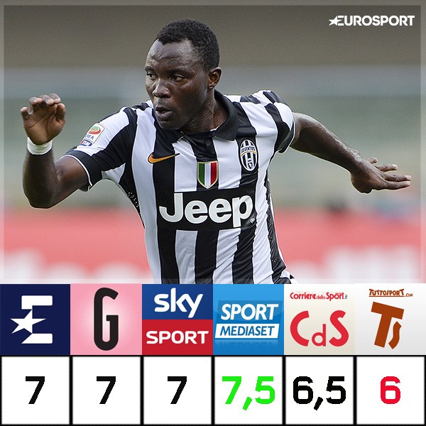 Asamoah pagelle