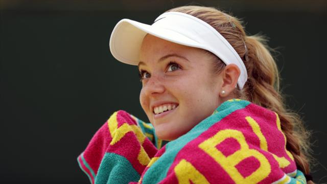 Tennis prospect Katie Swan grateful for help from physio Mark Bender