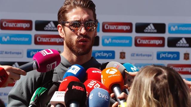Ramos: Nos gusta el morbo a Piqué y a mí; ahora nos daremos un abrazo