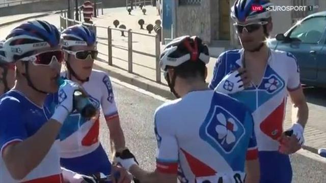 Volta a Catalunya 2017: Davide Cimolai se impone a Bouhanni y es el primer líder Volta a Catalunya 2017: Davide Cimolai se impone a Bouhanni y es el primer líder