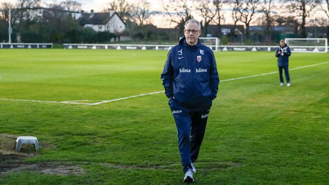 Slik var Lagerbäcks første trening
