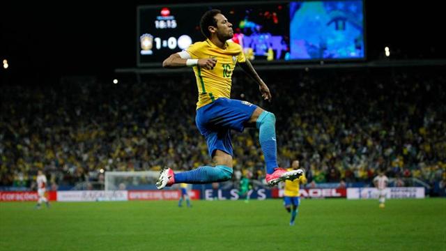 Clasificación Mundial 2018, Brasil-Paraguay: Neymar decide de nuevo (3-0)