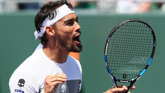 Fognini scalpe Nishikori et s’offre une demie à Miami