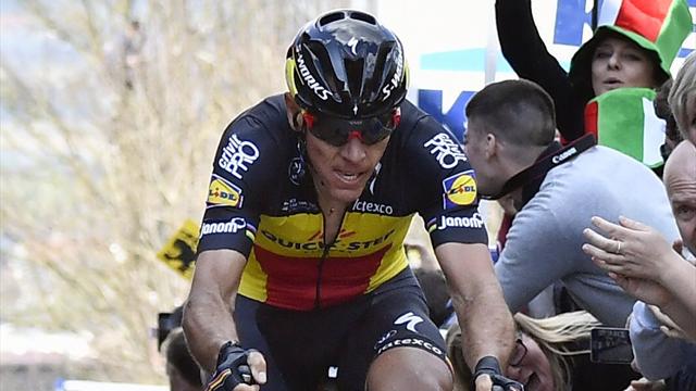 Touché à un rein, Gilbert forfait pour la Flèche Wallonne et Liège-Bastogne-Liège